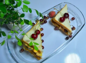 Creamy fruit sandwich recipe