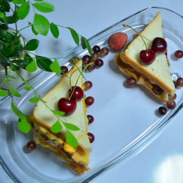 Creamy fruit sandwich recipe